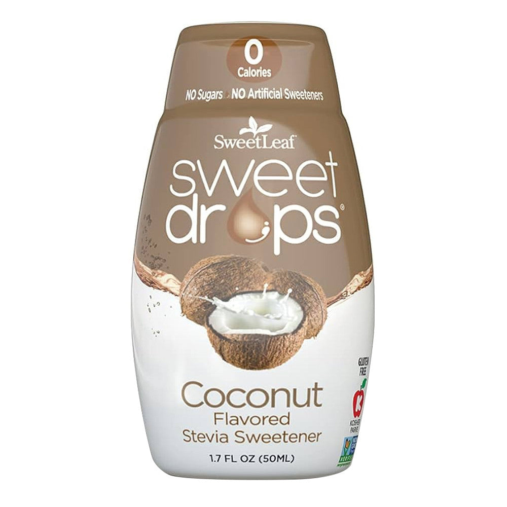 SweetLeaf Sweet Drops Natural Stevia Sweetener Coconut, 1.7 Oz